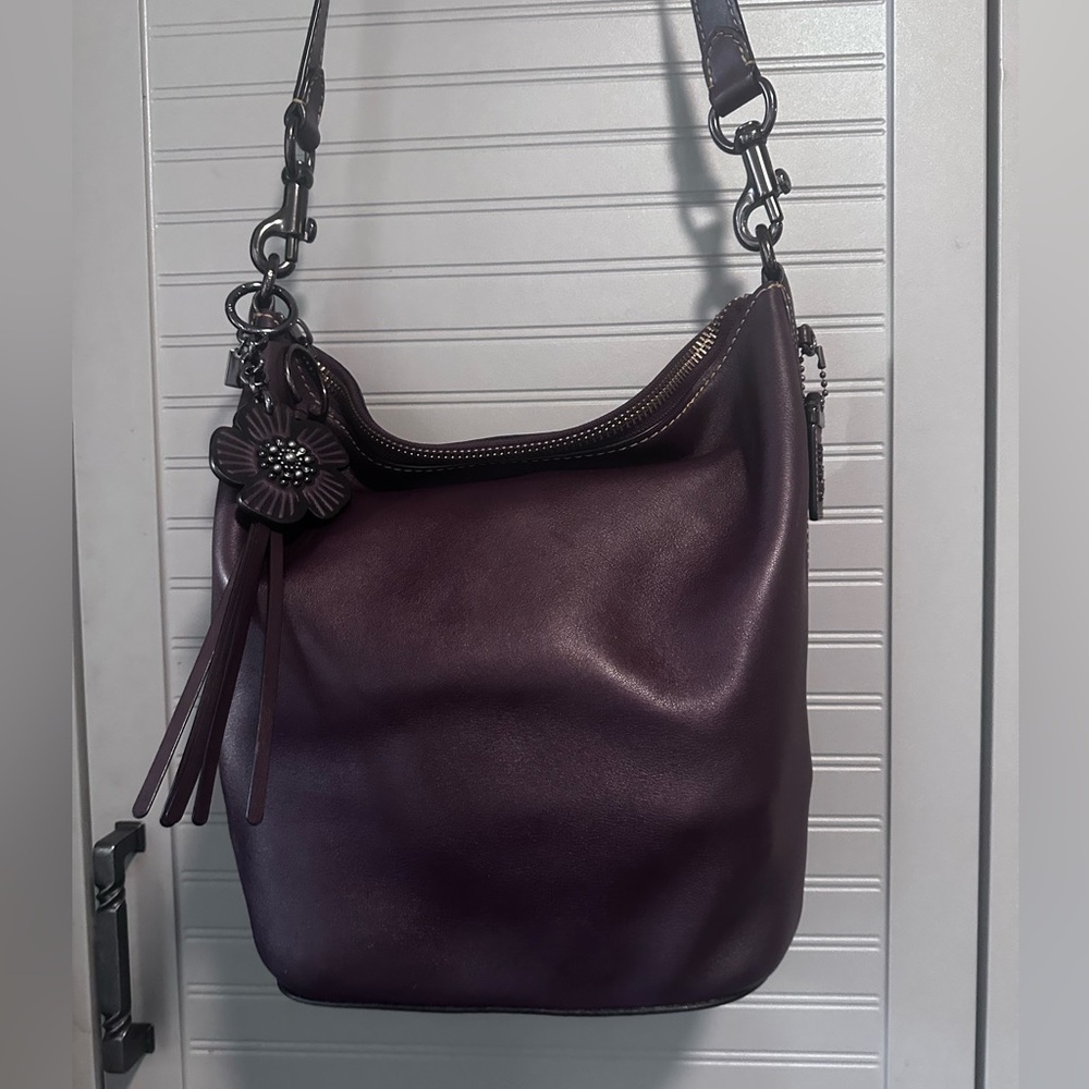 Coach 1941 Archive Oxblood Duffle Bag Glovetanned Leather HOBO BAG MSRP:$568.00